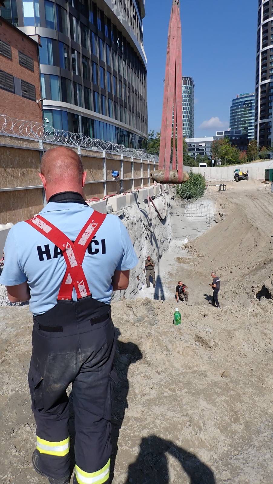 bomba hasici policajti